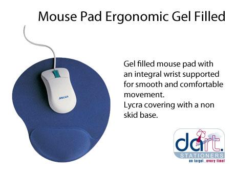 MOUSE PAD ERGONOMIC GEL FILLED