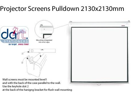 SCREEN PULLDOWN 2130X2130MM