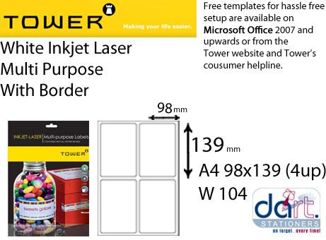 LASER LAB.   4UP BORDER 98X139