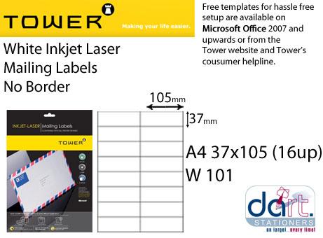 LASER LAB. 16UP NO BORDER 105X37