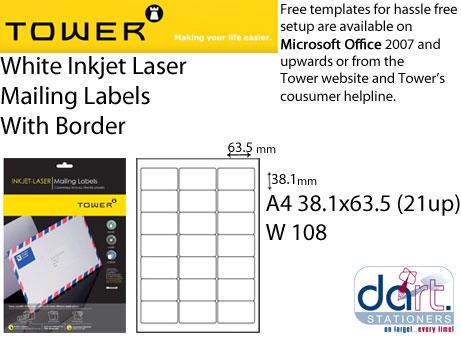 LASER LAB. 21UP BORDER 63.5X38.1