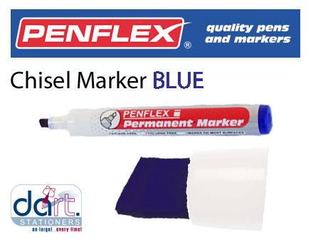 PERM PENFLEX MARKER CHISEL BLUE