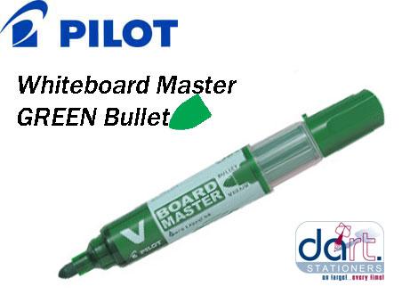 WHITEBOARD MARKER  PILOT VBM BULLET GREEN