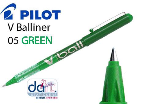 PILOT VB5 BALLINER GREEN