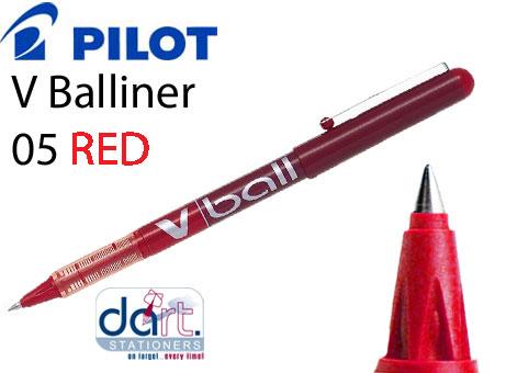 PILOT VB5 BALLINER RED