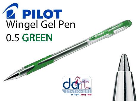 PILOT WINGEL 0.5MM GEL PEN GREEN