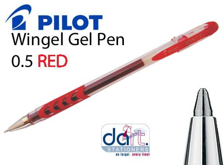 PILOT WINGEL 0.5MM GEL PEN RED