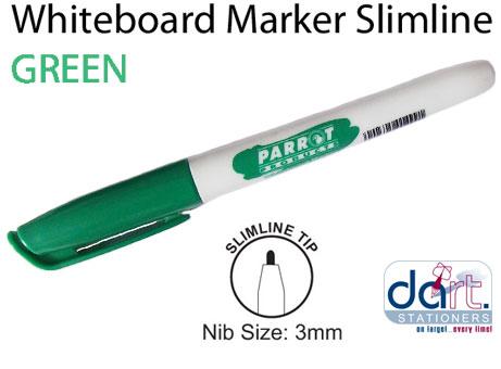 WHITEBOARD MARKER PARROT GREEN SLIMLINE