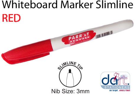 WHITEBOARD MARKER PARROT RED SLIMLINE