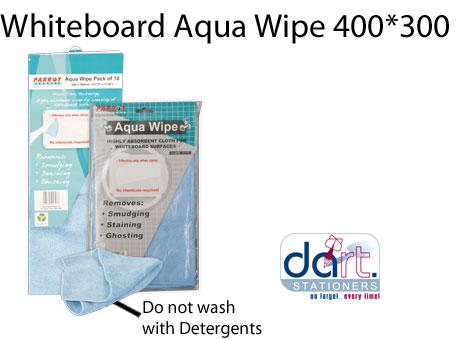 WHITEBOARD AQUA WIPE 400*300 UNWRAPPED