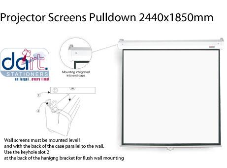 SCREEN PULLDOWN 2440X1850MM