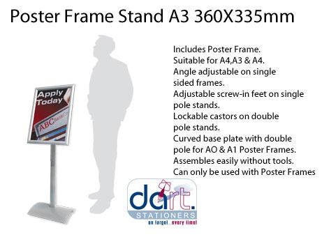 POSTER FRAME STAND A3 PORTRAIT